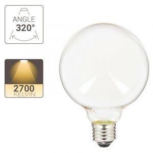 Xanlite Ampoule LED G125 Opaque, culot E27, conso. 17W, 2452 Lumens, Blanc chaud - RFE2452BO