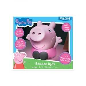 Paladone Peppa pig - lampe en silicone rechargeable 14CM PP13695PP