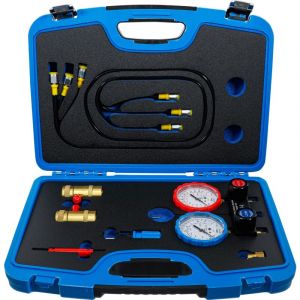 BGS Technic BGS 74435 | Manomètre de contrôle de Pression de climatisation | pour Fluide frigorigène R744