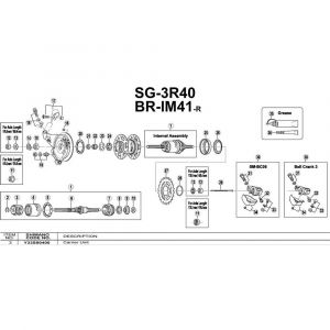 Shimano Nexus Sg-3r40 90.75 mm Silver - Silver - Taille 90.75 mm