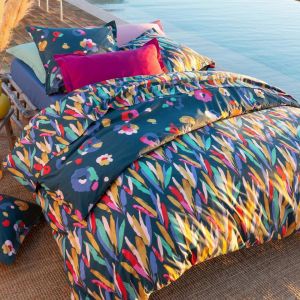 Drap plat multicolore en coton GOURMAND