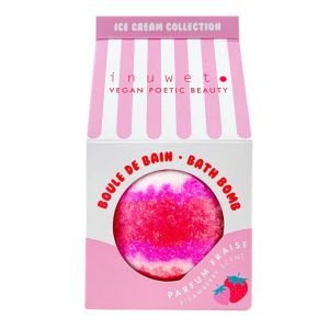 Inuwet Boule de Bain 120 Grammes - Parfum : Fraise