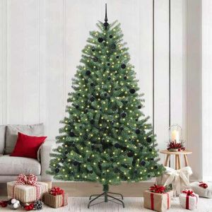 VidaXL Sapin de Noël Artificiel à Branches Articulées Vert 240 cm
