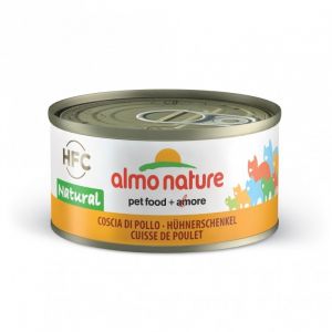 Almo Nature Lot économique : Cuisse de poulet 48x 70 g