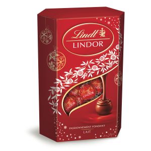 Image de Lindt Cornet Lait Lindor - 200 g