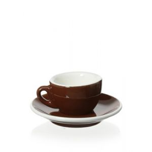 Image de Cilio Espressotasse roma Porzellan 50ml marone