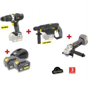 Far Tools XFIT PACK > 3 machines 18V 2 batteries 18V 3.0Ah : Perceuse percu visseu