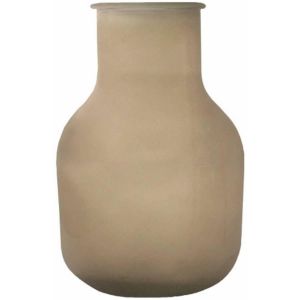 Ruedelafete Vase en verre Carla 30,5 cm Grège glacé