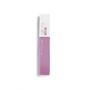 Image de Maybelline Superstay Matte Ink - Rouge à Lèvres Liquide Mat Intense Longue Tenue - 100 Philosopher - Violet