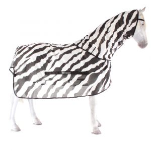 Couverture pour cheval avec cache cou Bucas Buzz-Off Zebra
