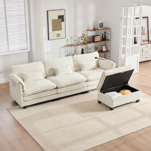 Tabouret de bar gris pivotant &agrave; 360&deg;, hauteur r&eacute;glable (60-81 cm), polyester, pieds en acier, 2 pi&egrave;ces