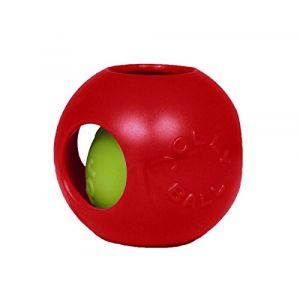 Jolly Pets Teaser Ball Jouet pour Chien Rouge 20 cm
