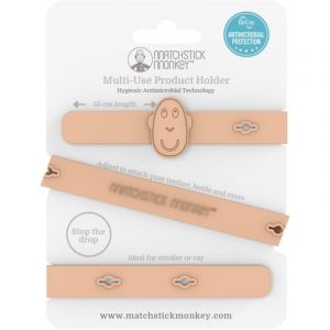 Matchstick Monkey Multi Produkt Halteband zur Befestigung an Kinderwagen, Autositz oder Hochstuhl