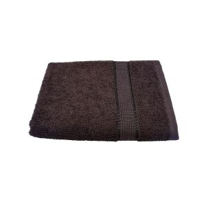 Serviette coton marron 30 x 50 cm