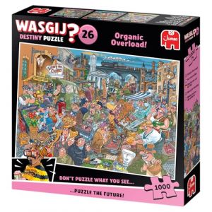 Jumbo Wasgij Destiny 26 - Excédent Biologique ! - Organic Overload! - Puzzle Adultes - Humoristique - Carton 100% recyclé - 1000 Pieces