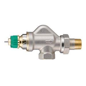 Danfoss Corps de robinet radiateur équerre inversée 3/8" RA-DV 10 Dynamic Valve 013G7709