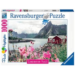 Ravensburger Puzzle Adulte - Puzzle 1000 p - Reine, Lofoten, Norvège (Puzzle Highlights) - Adultes et enfants dès 14 ans - Puzzle de qualité supérieure - 16740