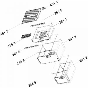 Whirlpool Tiroir supérieur repère 241 1 (C00568140, 488000568140) Réfrigérateur, congélateur