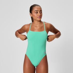 Speedo Solid V-Back 2.0 v&ecirc;tement running femme Vert - Taille 36