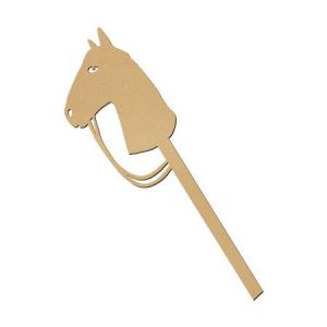 Photobooth cheval baton en bois médium - 55 x 16,5 cm