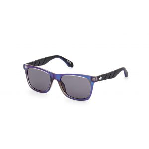 Adidas Unisex OR0101 83A Lunettes de soleil Inject&eacute; Violet Gris Carr&eacute; Normale