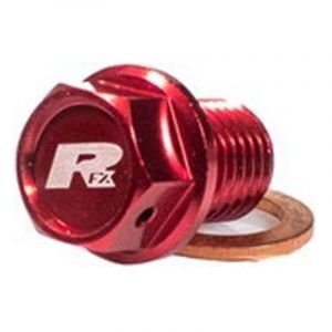 Bouchon de vidange RFX aimanté (rouge) [M12 x 15 mm x 1,25]