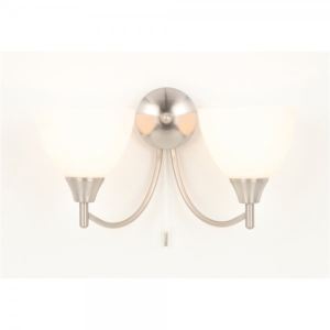 5000100826 - Applique murale Calyspo en chrome et verre opale