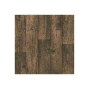 D&eacute;coweb Sol PVC Best - Imitation parquet Ch&ecirc;ne Brun Fonc&eacute; - Rouleau de 2m x 3m