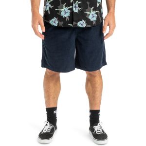Quiksilver Taxer 18" - Walkshort en velours c&ocirc;tel&eacute; pour Homme Noir - Taille XXL