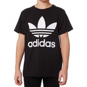 Image de Adidas T-shirt enfant TREFOIL NERA Noir - Taille 8 ans,10 / 12 ans,11 / 12 ans