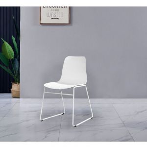 Image de Concept-Usine Paola - Lot de 2 chaises designs blanc