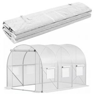Film De Rechange Pour Tunnel De Jardin 3x2x2 M Film De Couverture Pour Serre Uv-4 140g/M2