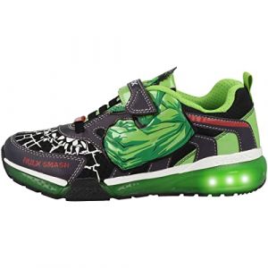 Geox Garçon J Bayonyc Boy Basket, Noir Vert, 34 EU