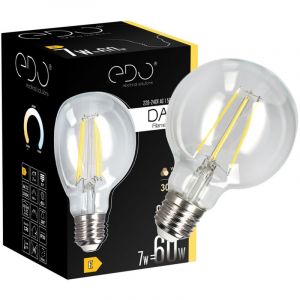 Ampoule décorative à filament DARI LED 7W E27 3000K 806lm EDO777631 EDO Solutions