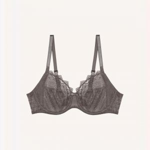 Passionata Soutien-gorge avec armatures détails en crochet - Gris