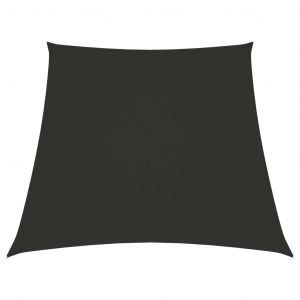 Image de VidaXL Voile de parasol Tissu Oxford trap&egrave;ze 4/5x3 m Anthracite