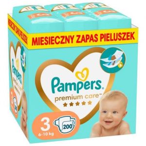 Pampers Premium Protection 81629463 Taille 3, Couche x200, 5kg-9kg