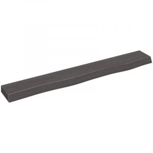 VidaXL &Eacute;tag&egrave;re murale marron fonc&eacute; 80x10x4 cm bois ch&ecirc;ne massif trait&eacute;