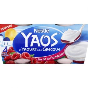 Nestl&eacute; Yaos lit de framboise