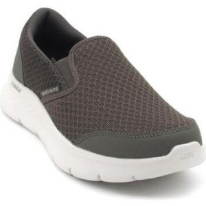 Skechers Homme 216485 Khk Baskets, Kaki Textile Cuir Kaki Bordure Kaki, 40 EU