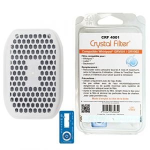 Crystal Filter Filtre à eau pour réfrigérateur - Charbon - Compatible GRV001
