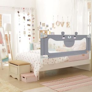 Yuenfong Barrière De Lit De 180 Cm - Pour Lit D'enfant - Portable Avec Hauteur Réglable - Barrière De Lit Pour Bébé