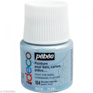 Pebeo PEINTURE DECO NACRE 45 ML NACRE BRUME