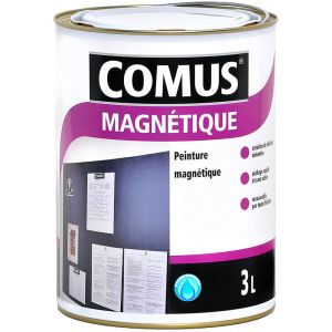 Comus Peinture Magnétique Gris 3l - Peinture Pour La Création De Tableaux Magnétiques