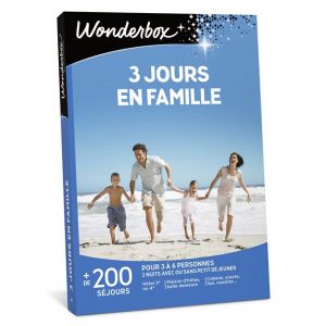 Wonderbox Coffret cadeau - 3 jours en famille - 200 séjours