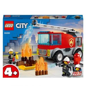 Image de Lego Le camion des pompiers avec échelle CITY 60280