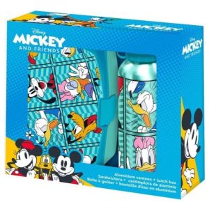 Kids Euroswan Disney Mickey and Friends - Lunchset: Brotdose & Trinkflasche