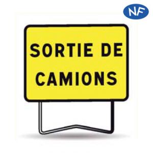 Taliaplast 525714 - Panneau indication sortie de camions kc1 800x600mm c2