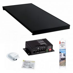 Antarion Pack ALL BLACK Panneau Solaire 160W + Régulateur solaire MPPT10