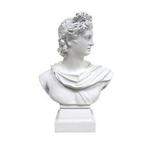 DKD Home Decor Figurine décorative Apollo Blanc Néoclassique 13,7 x 7,5 x 19,5 cm